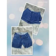 kit short jeans infantil verão menina