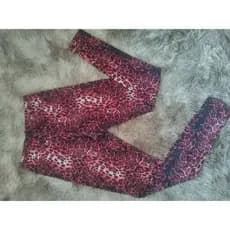 calça legging feminina estampada cintura alta matéria confortável