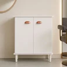 Aparador Com 2 Portas - Design Retro com Puxadores