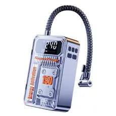 Compressor De Ar Portátil Automotivo, Sem Fio,4000mah 150bsi