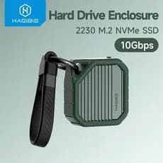 Case SSD Hagibis NVMe M.2 2230 USB-C 3.2 Gen2 10Gbps + SSD M2 512GB GEN 4X4