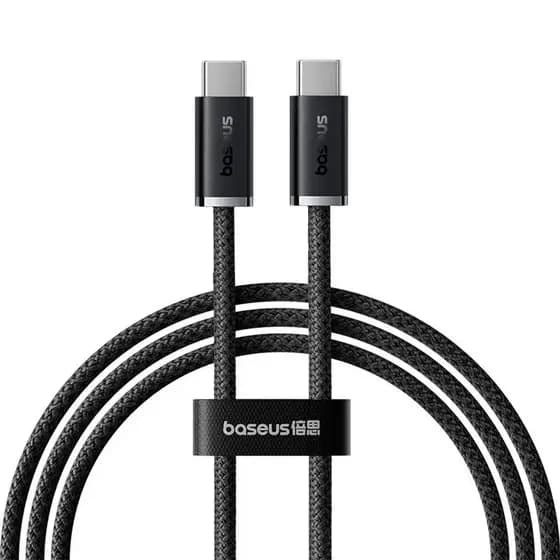 Cabo Usb-c Type-c 100w 2m Baseus Compat. Macbook iPhone iPad Cor Preto