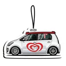 Aromatizante Up Pote de Sorvete (Cheirinho de Carro Tipo Little Tree) Funkyz
