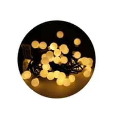 Cordão Led Fio De Luz Varal Pisca/fixo 100 Bolinhas Quente