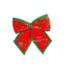 Laço Vermelho Enfeite Decoração De Árvore De Natal