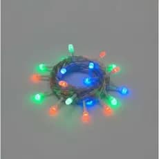 Pisca Cordao 20 Leds Rgb Fosca Fio Transparente Bivolt 4m