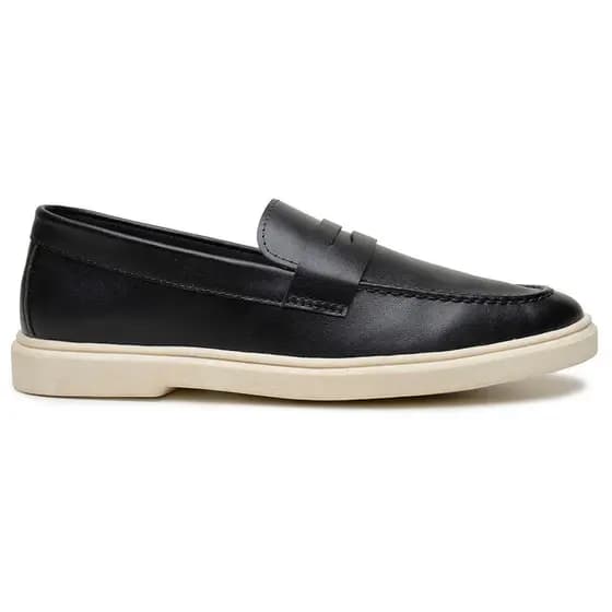 Sapato Masculino Loafer Mocassim Em Couro Conforto Luxo