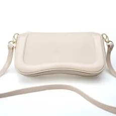 Bolsa de Ombro Feminina PVC Cristal – Elegante e Alça Removível | Stefani Berton