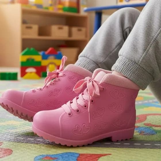 Bota Infantil Menina – Leve e Confortável com Numeração Dupla | Stefani Berton