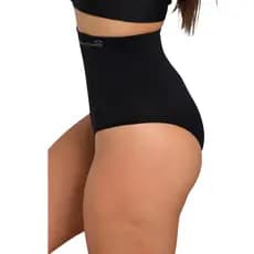 1 cintas modeladoras calcinha cintura alta compessão aperta barriga  lipo reduz medidas