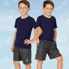 Kit 2 Bermuda Infantil Menino Tactel Leve Verão Confortável Ideal para Brincadeiras e Lazer ao Sol