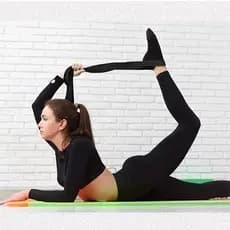 Fita de Alongamento Yoga Exercicio Para Alongamento Fisioterapia Pilates Yoga Strap Dança Balé
