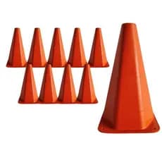 Kit 10 Cones De Agilidade Funcional Para Treino Esportivo Futebol Futsal