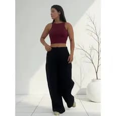 Cropped Feminino Suplex com Bojo | Blusa Justa Confortável | Moda Casual Academia Top Calor