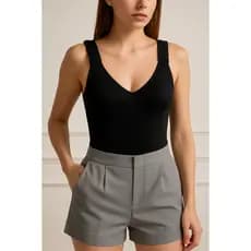 Blusa Regata Body Feminina com Alça Moderna Casual Barato Promoção