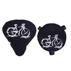 Kit Capa Para Selim E Bolsa Para Bike Barra Forte