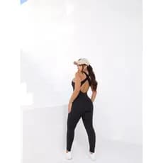 Macacão Longo Moda Fitness Academia