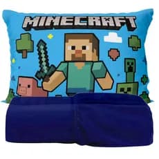 Jogo de Lençol Infantil Mario Sitch Minecraft 2 Peças Elástico