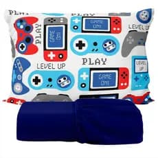 Jogo de Lençol 2 Peças C/ Elástico Micropercal Estampas Premium