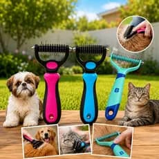 Desembolador Removedor Pelos Pet Rake Escova Subpelos Tira Pelos Dos Pets Cães E Gatos