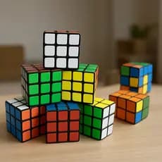 Kit 10/15/20/40/50 Cubo Mágico 5 x 5 x 5 Cm Clássico Para Adultos e Crianças Lembrancinha Atacado
