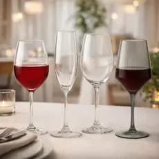Taças 1/2/3 Unidades Cristal Bohemia Vinho Tinto 370ml / 450ml / 400ml/ 500ml /580ml Titanium