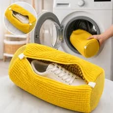 Bolsa Saco de Lavar Tênis na Maquina de Lavar Roupa Cor Sortida