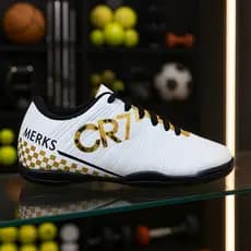 Chuteira Infantil Futsal Tenis Sapato Quadra Salão Menino Masculino Merks Cr Confortável Resistente