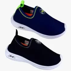 Kit 2 Tenis Meia Infantil Calce Fácil Telinha Respirável