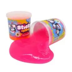 01 Pote de Slime Geleca 130g Coloridas Neon - Sortido Brinquedo crianças