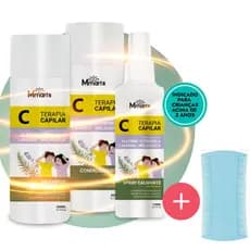 Tratamento Xô Piolho Shampoo Condicionador Elimina Piolhos E Lêndeas + Pente Fino Extrai Parasita