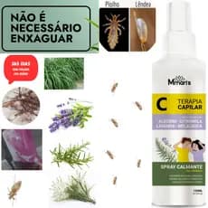 Tratamento Para Piolhos e Lêndeas Combate Lendia Elimina Coceira Sem Enxague Mata Piolho Creme de Pentear M Mari's 120ml