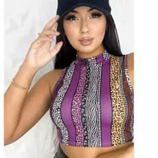 CROPPED FEMININO MODA BLOGUEIRA COM BOJO