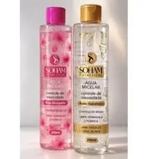 Água Micelar Soham 310ml Limpeza Facial Tônico Hidratante