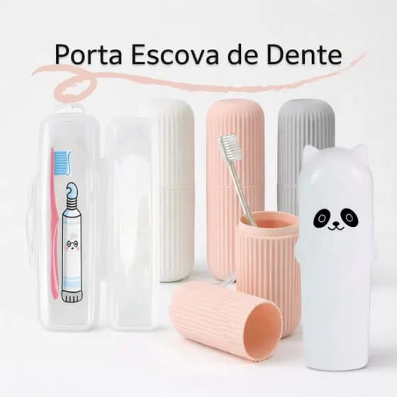 Porta Escova de Dentes Portatil Pratico Viagem