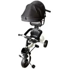 Triciclo Infantil com Empurrador Comfort Branco