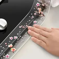 4cm * 300cm Transparente À Prova D'água Anti Molde Fita De Vedação Autoadesiva Tira De Lacuna Cozinha Banheiro De Canto