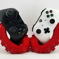 Suporte Criativo para Dois Controles Xbox em Forma de TentáculoS