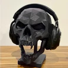 Suporte Caveira para fone de ouvido e Headset