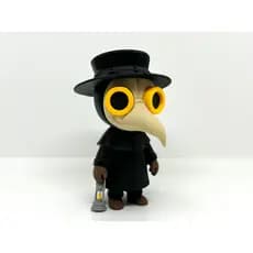 Mini Plague Doctor Quirky Gótico Decoração Original Exclusivo Horror Kawaii Chibi