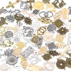 20 Pcs Mix De Metal Do Vintage Jóias Conectores Para Diy Handmade Jewelry Charms Making