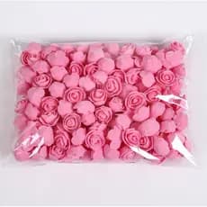 50/100 Peças Urso De Pelúcia Rosas 3cm Espuma Flores Decorativas De Casamento Decoração De Natal Para Casa Presentes diy