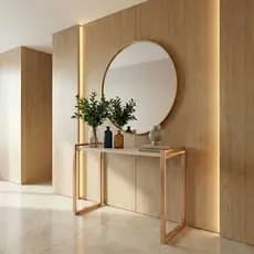 Escrivaninha Industrial Bella 90x45x90cm Mesa Home Office Escritório Pés Rose Gold