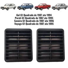 2 Difusor Grade De Ar Coluna Porta Gol Voyage Parati Quadrado G1