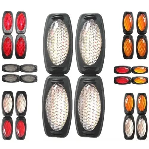 Kit 2x Protetor De Porta Automotivo Carro Olho De Gato Preto Universal