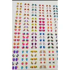960 Adesivos de Unhas 3D Cartelão Pronto KC-07