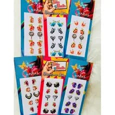 50 Adesivos Unhas 3d Com Jóias KAJ-05
