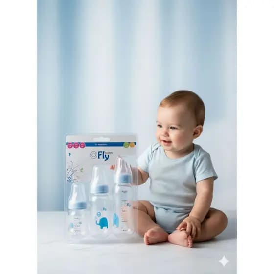 Kit Mamadeira Infantil 3 Tamanhos – Anticólica, Livre de BPA