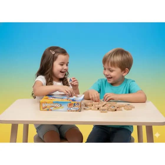 Brinquedo Pedagógico Letras Numeros 72 Peças Aprendizado Diversão