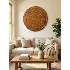 Quadro Oração Pai Nosso 60x60cm Em Madeira MDF Letras Vazadas Decoração Religiosa Cristã